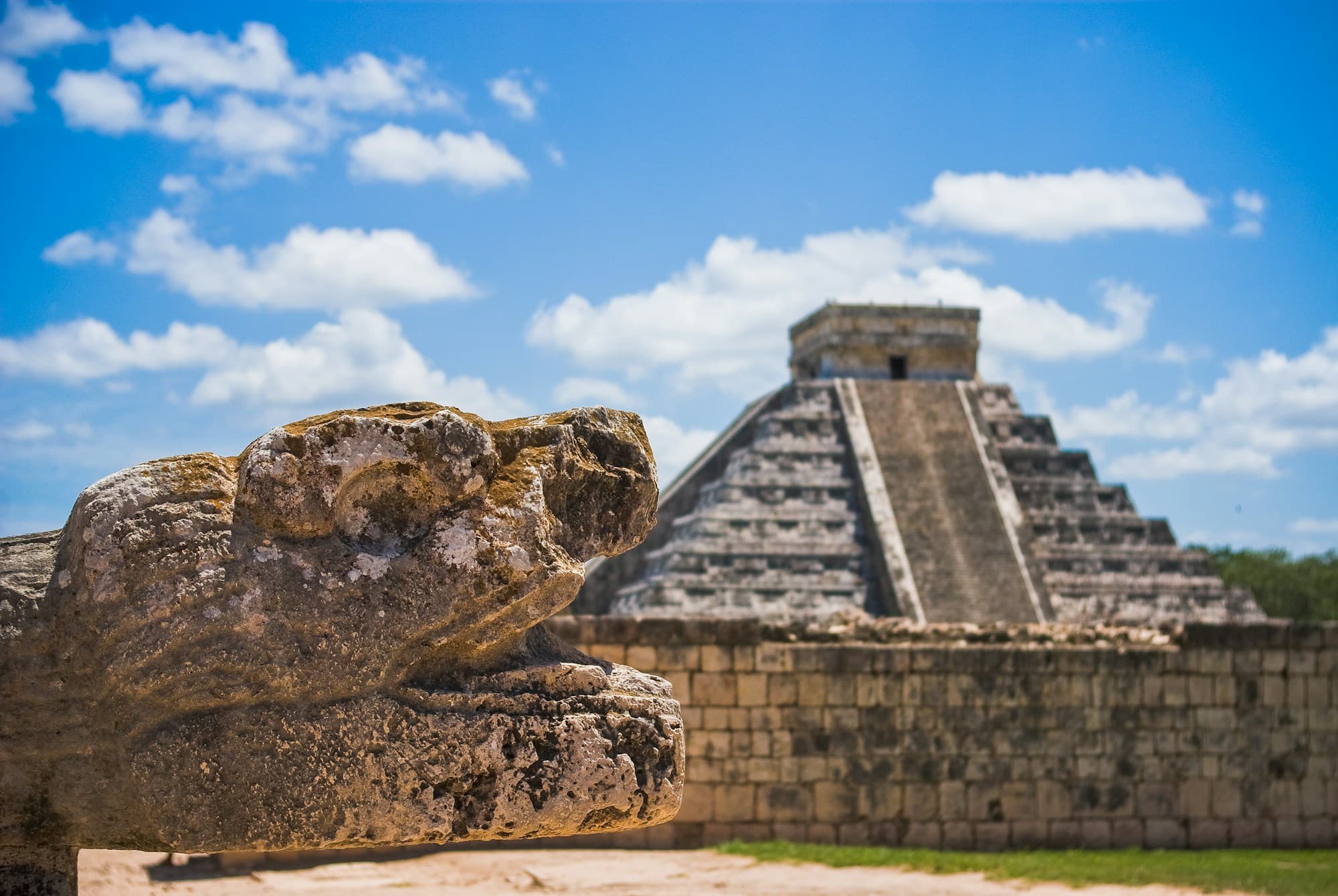 The Great Ball Court at Chichen Itza